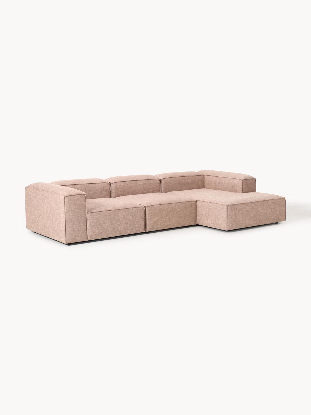 Lennon Modular Corner Sofa (4-Seater) in Linen Blend