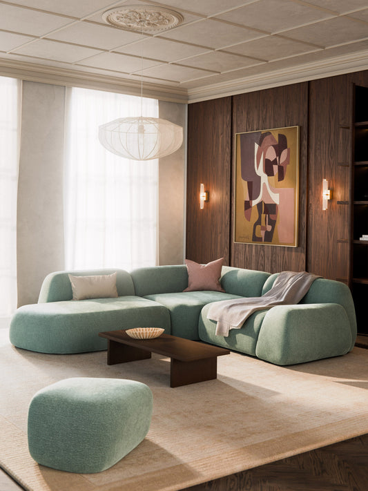 Wolke Modular Corner Sofa (4-Seater) with Chaise Longue