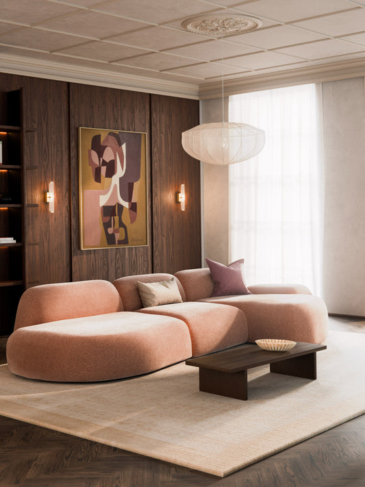 Wolke Modular Corner Sofa (4-Seater) with Chaise Longue