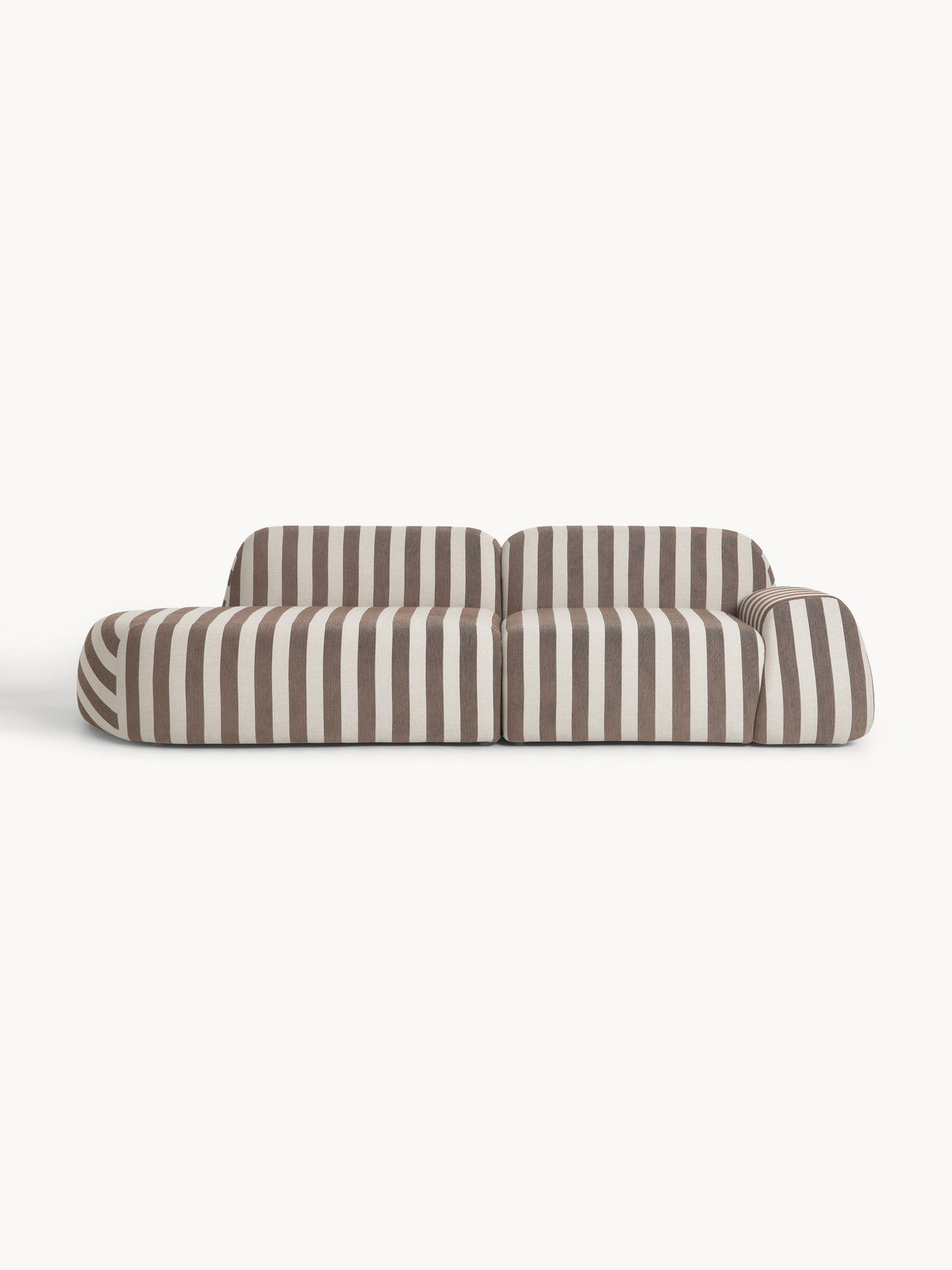 Wolke Modular Striped Sofa (3-Seater)