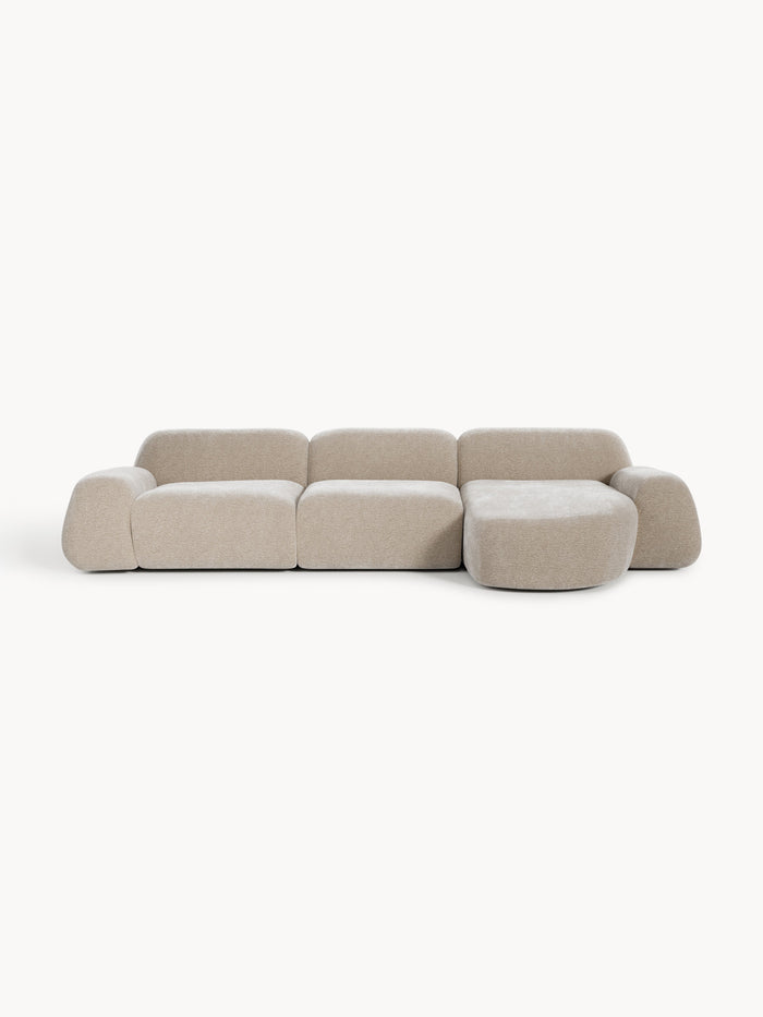 Wolke Modular Teddy Corner Sofa (4-Seater)