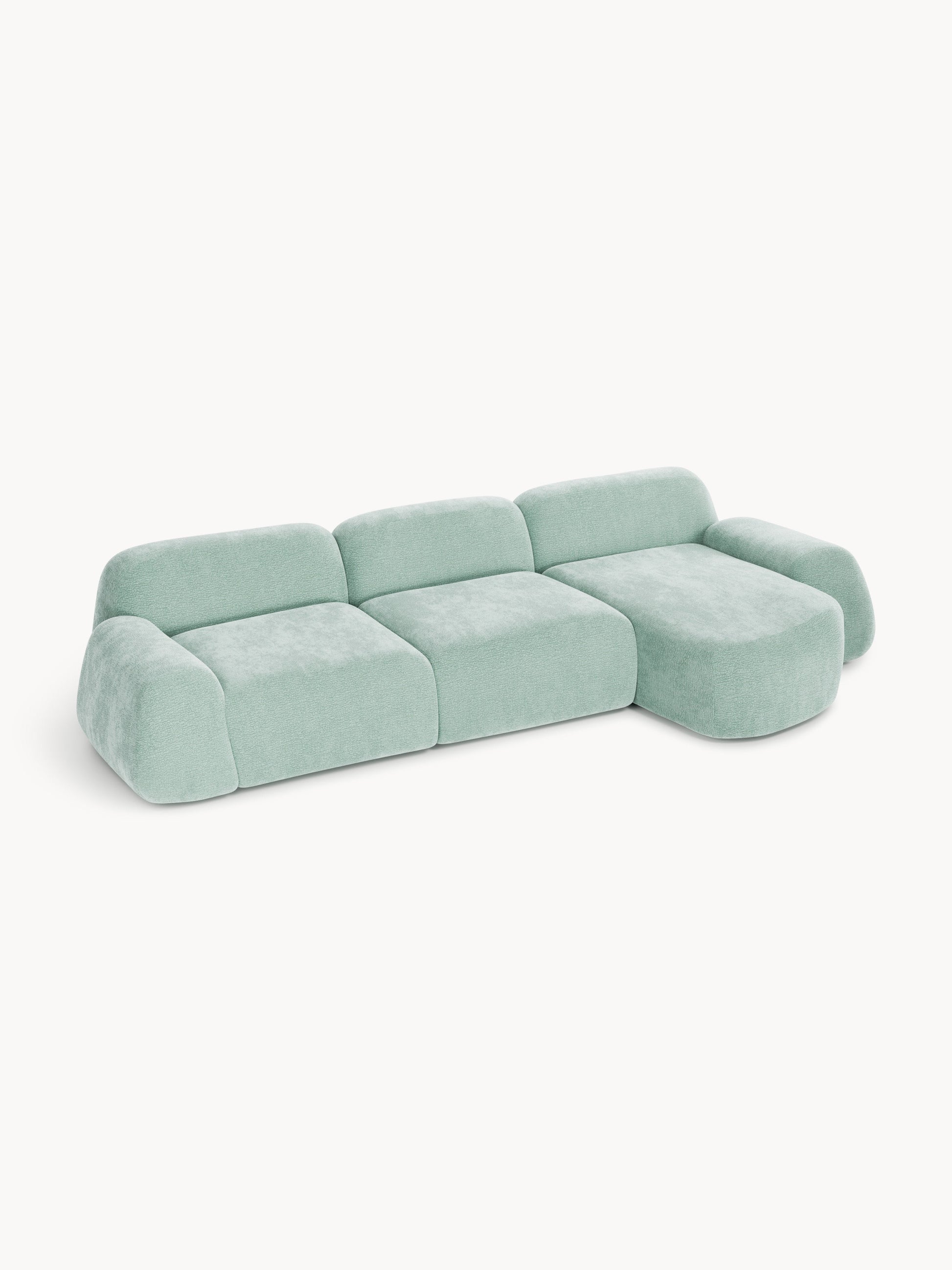 Wolke Modular Teddy Corner Sofa (4-Seater)