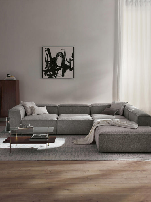 Lennon Modular XL Corner Sofa (4-Seater) in Bouclé