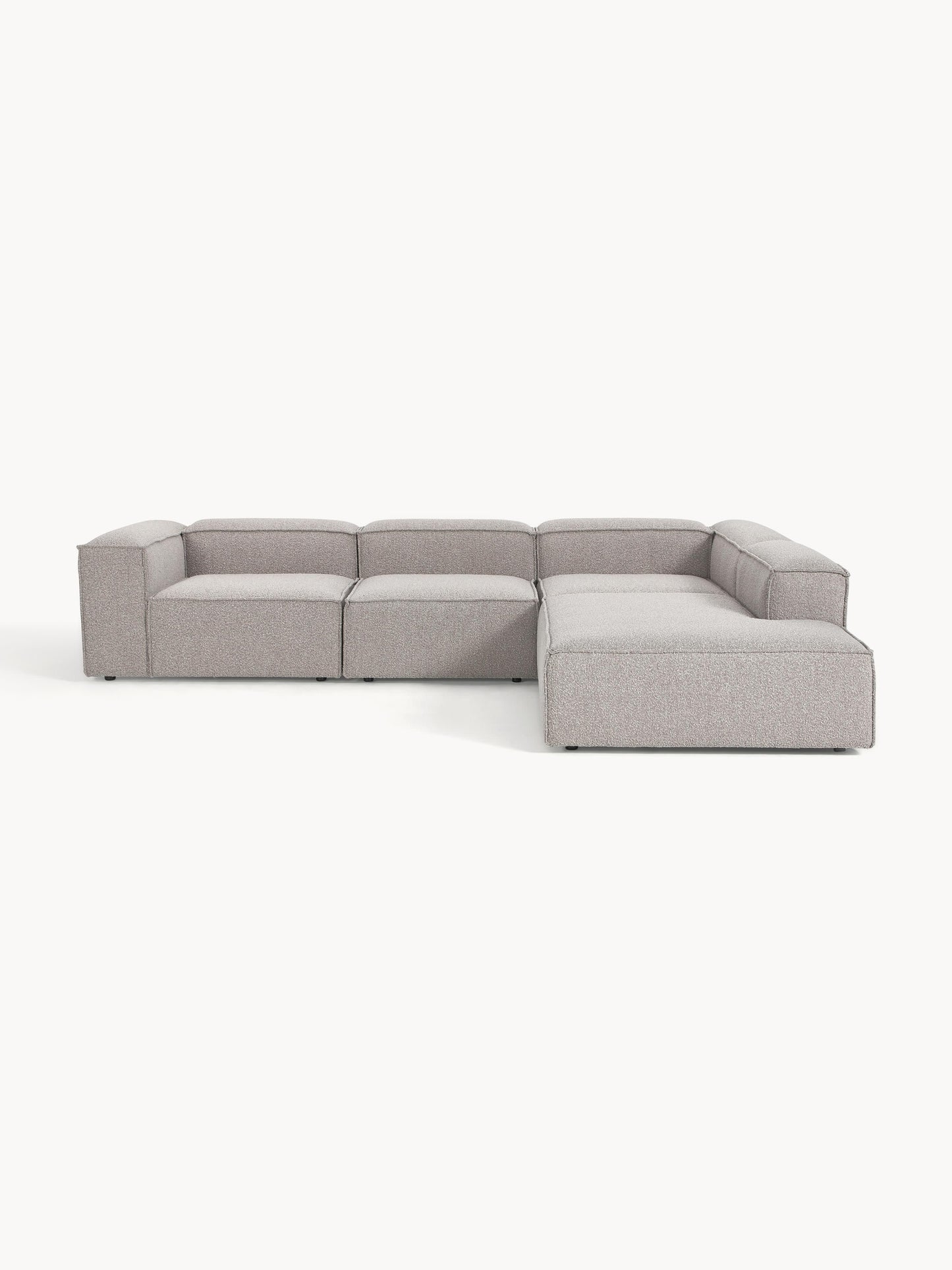Lennon Modular XL Corner Sofa (4-Seater) in Bouclé