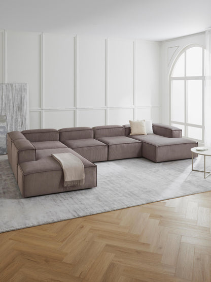Lennon Ottoman Corner Module in Corduroy