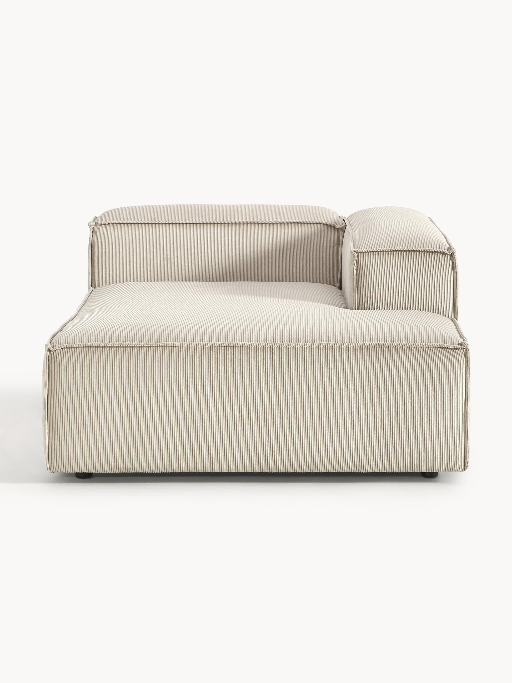 Lennon Ottoman Corner Module in Corduroy
