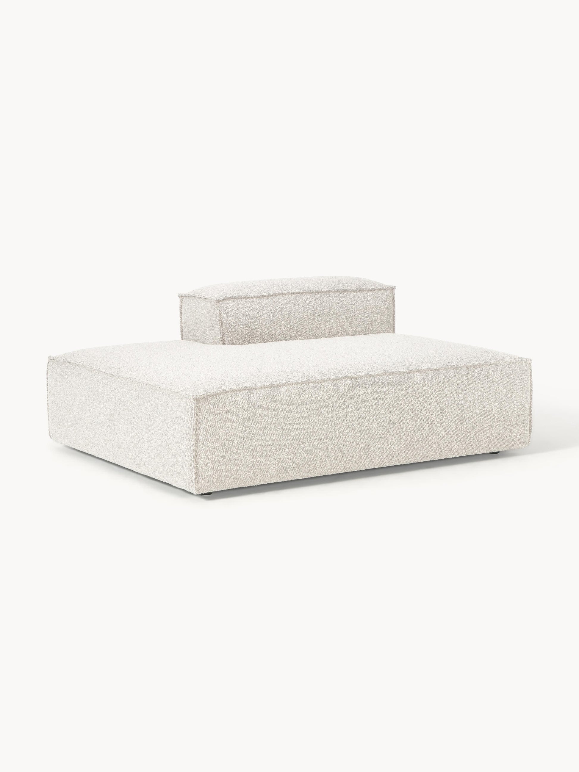 Lennon Ottoman Module in Bouclé