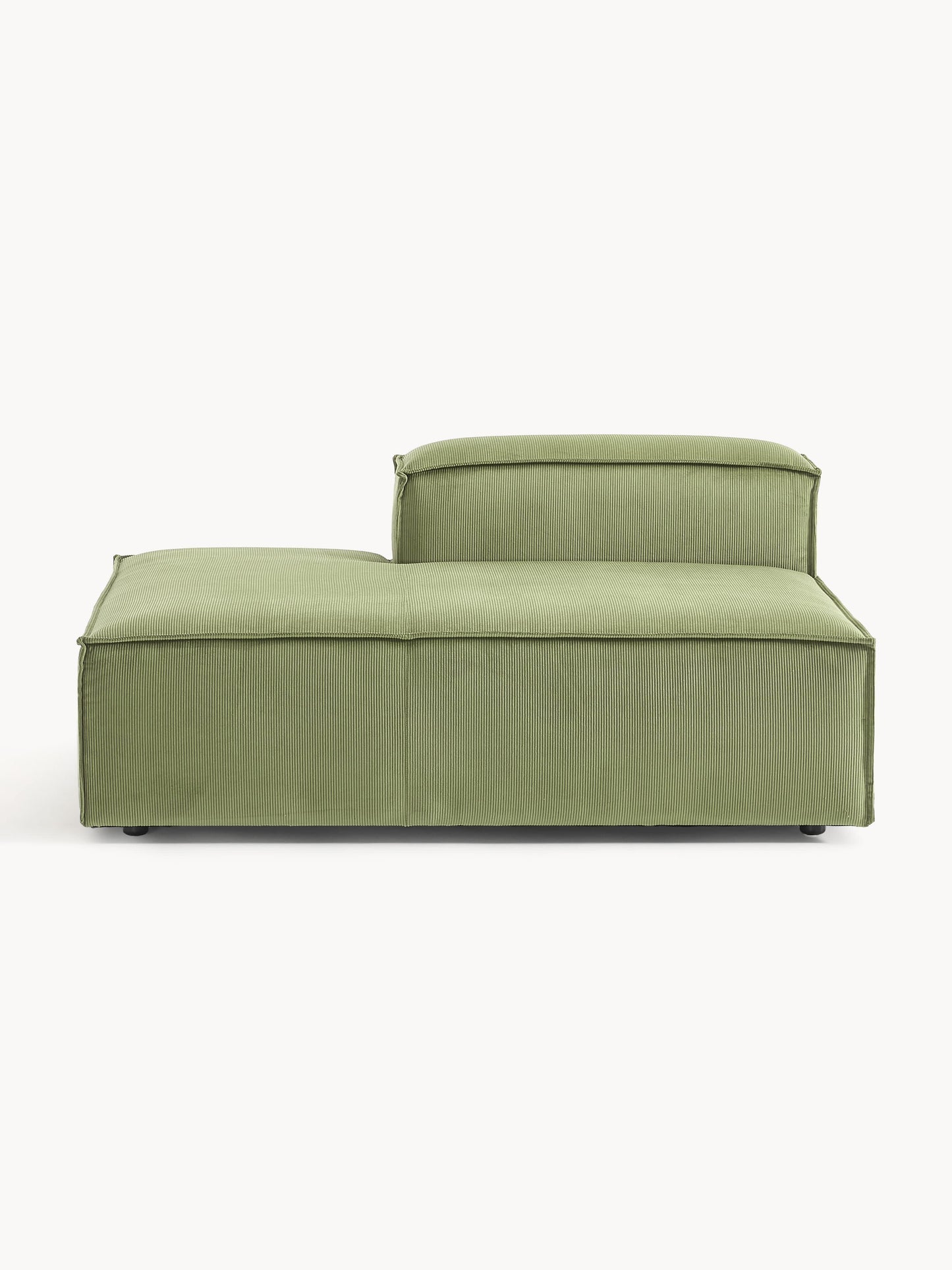 Lennon Ottoman Module in Corduroy