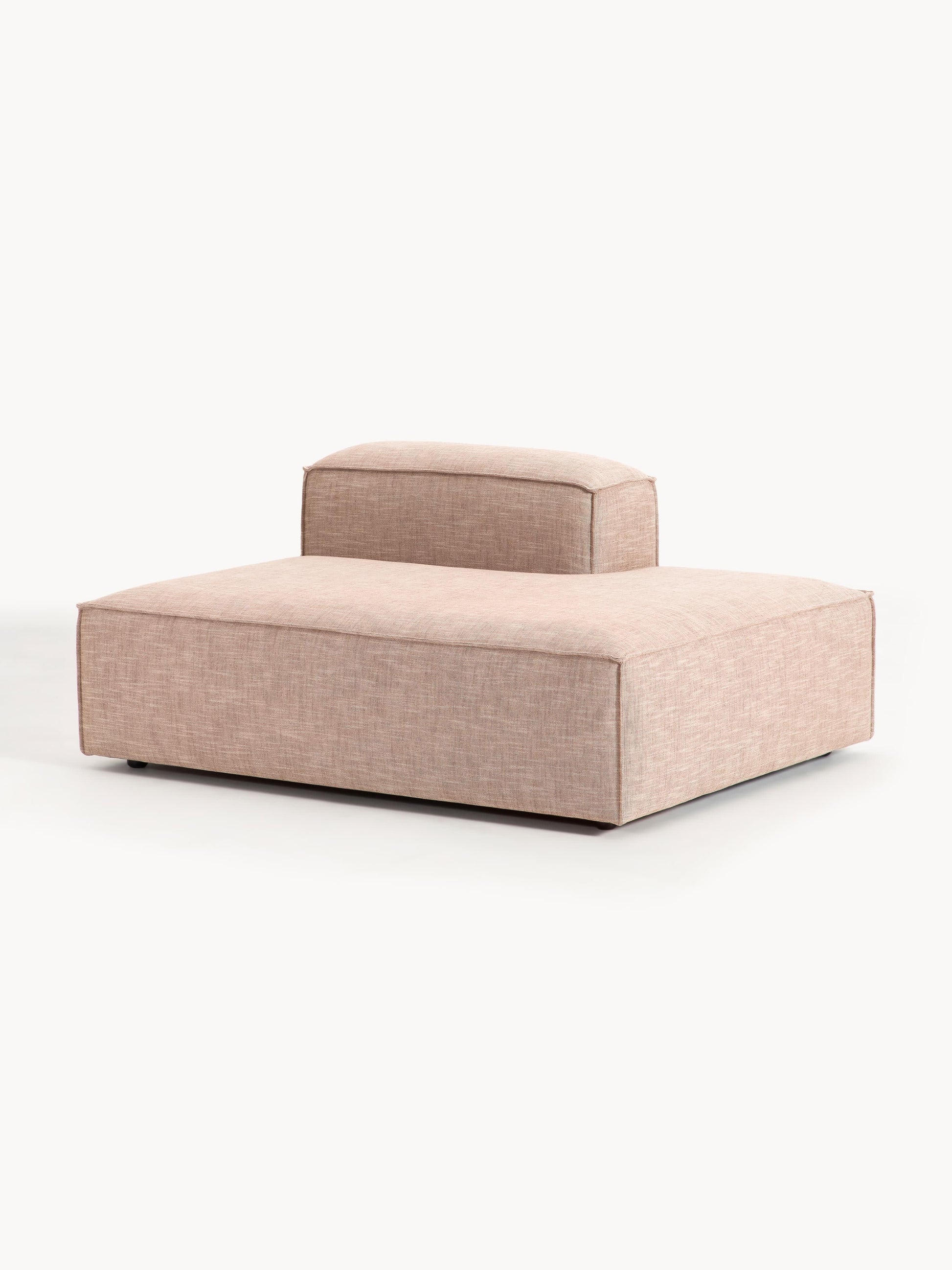 Lennon Ottoman Module in Linen Blend