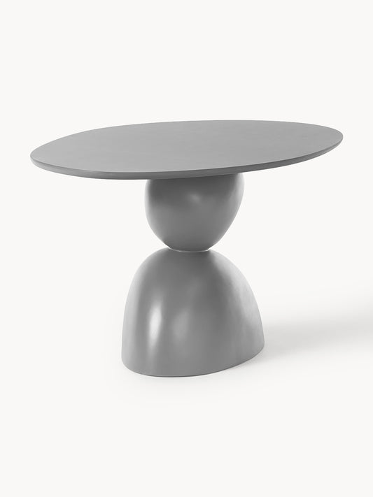 Sahrain Oval Dining Table with Organic Design, 180 x 90 cm