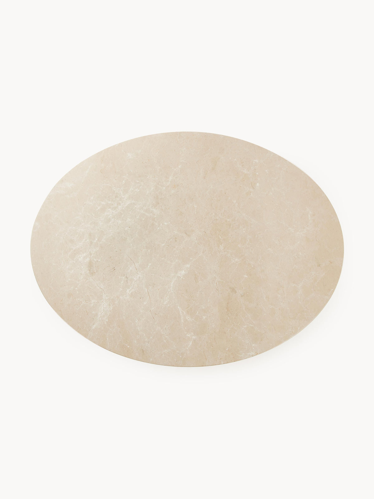 Miley Oval Marble Dining Table, 120 x 90 cm