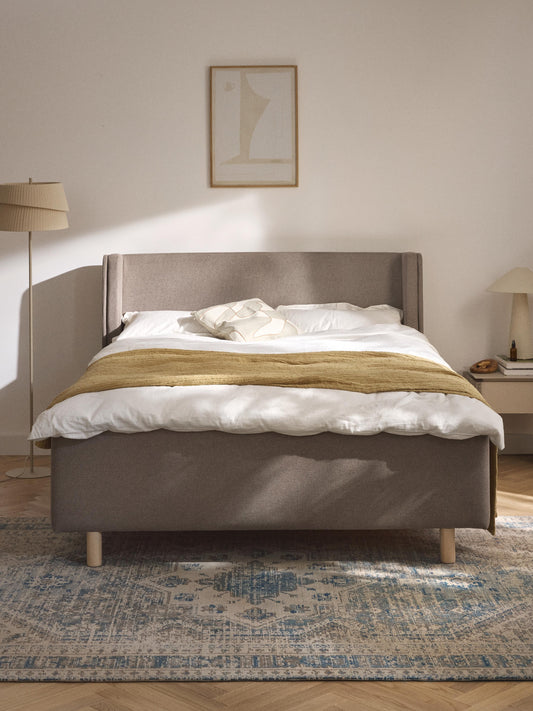 Arche Upholstered Bed with Drawers
