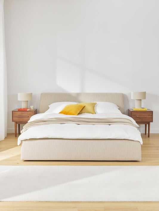 Cloud Upholstered Bed with Storage