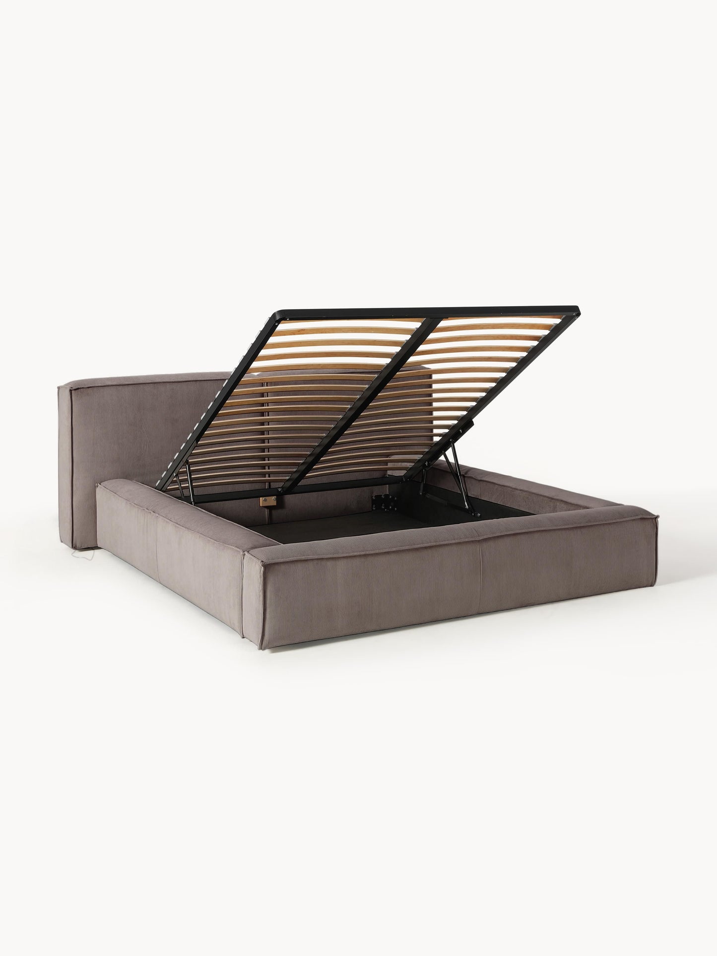 Lennon Corduroy Upholstered Bed with Storage
