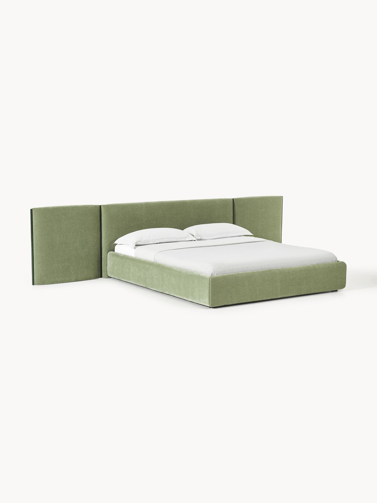 Otis Upholstered Bed with Folding Headboard