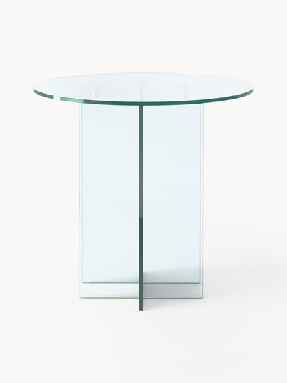 Anouk Round Dining Table in Glass, in Various Sizes