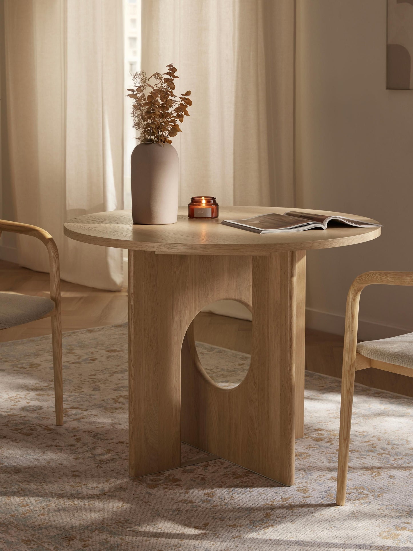 Apollo Round Dining Table, in Various Sizes