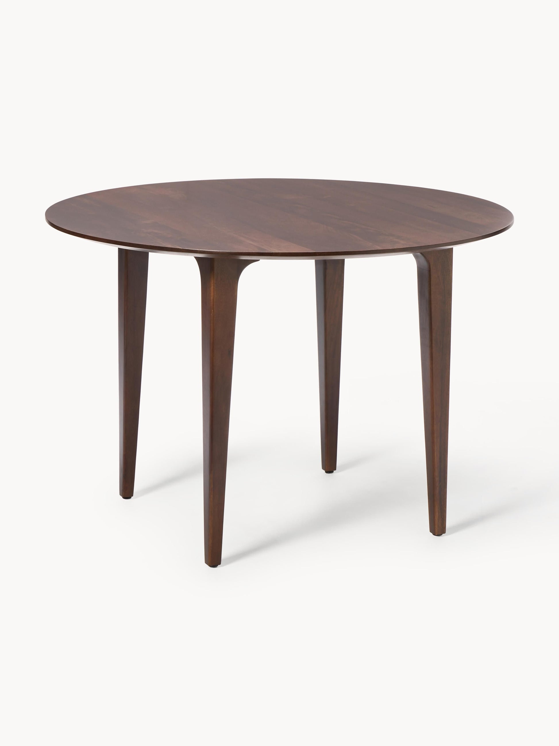 Archie Round Dining Table in Mango Wood, Ø 110 cm
