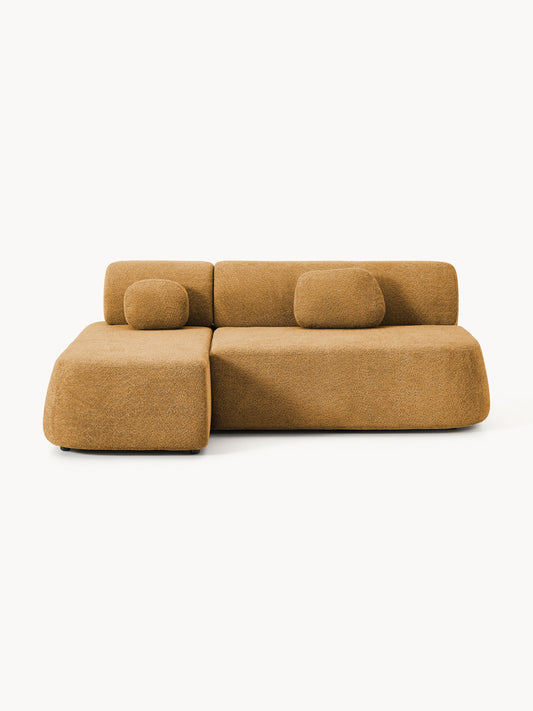 Pao Sofa Bed in Teddy Bouclé with Storage