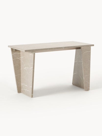 Liam Desk in Travertine Look